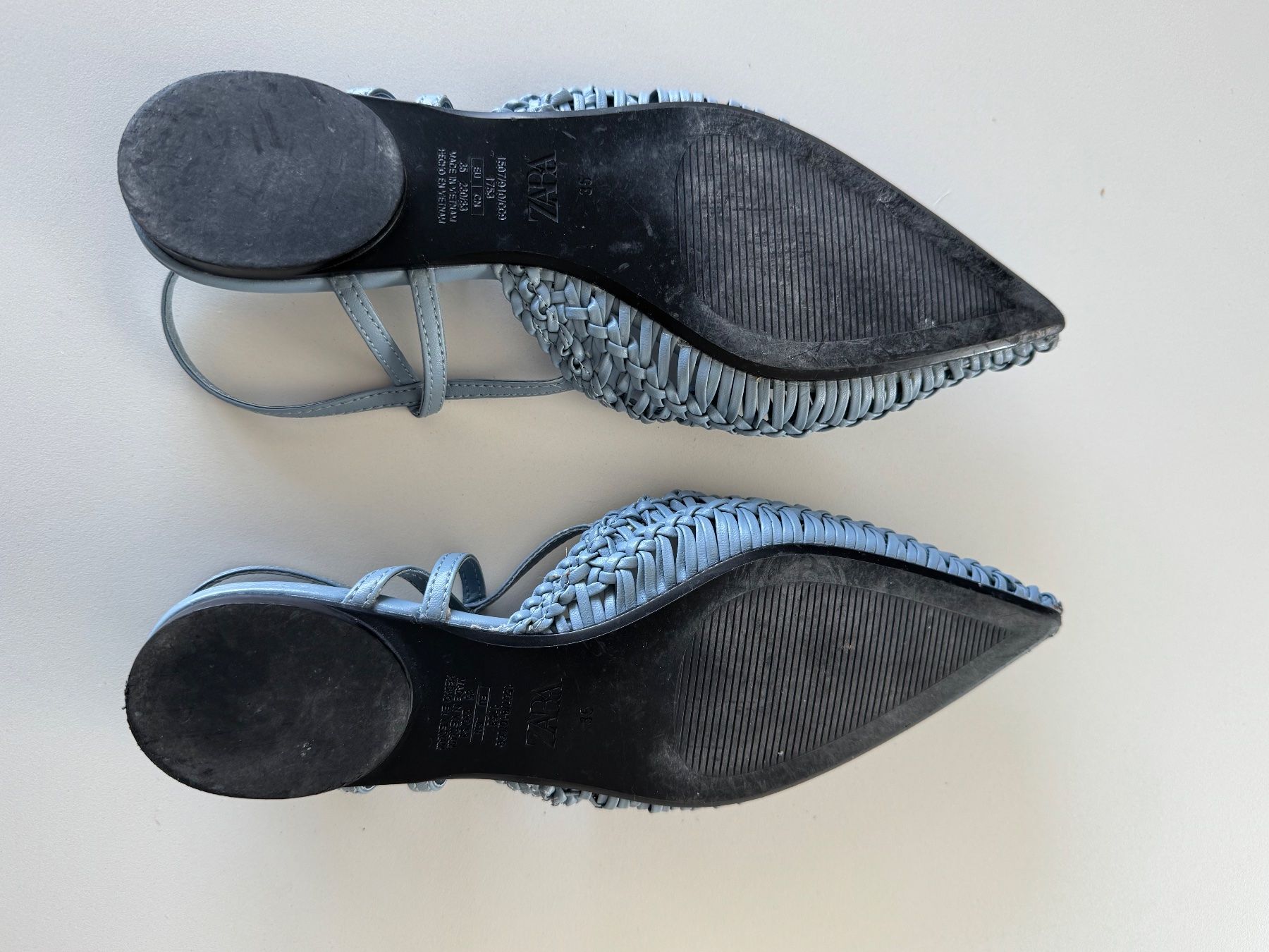 Zara Scarpe da donna: Slingback Zara bleu clair taille 35 – Usato da Founex venduto da syy97 1