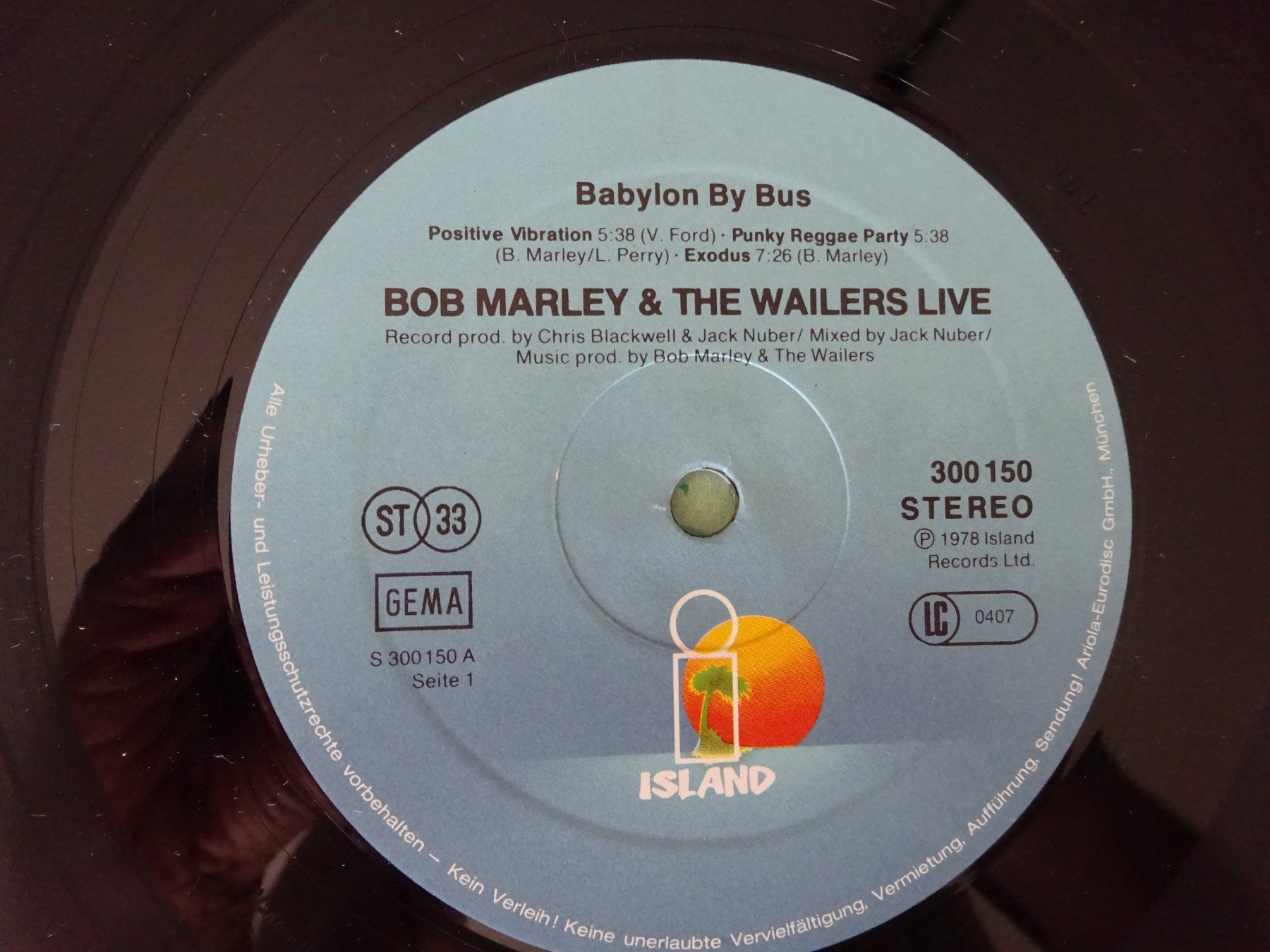 Vinyles: BOB MARLEY ** BABYLON BY BUS ** POSTER – D'occasion à Luzern par xrayspex99 4