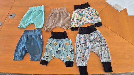 Lot de 6 panta-shorts Petits Baladins, taille 12-18 Mo