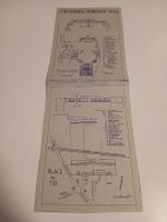 Plan Tir Fédéral Fribourg 1934, rare!