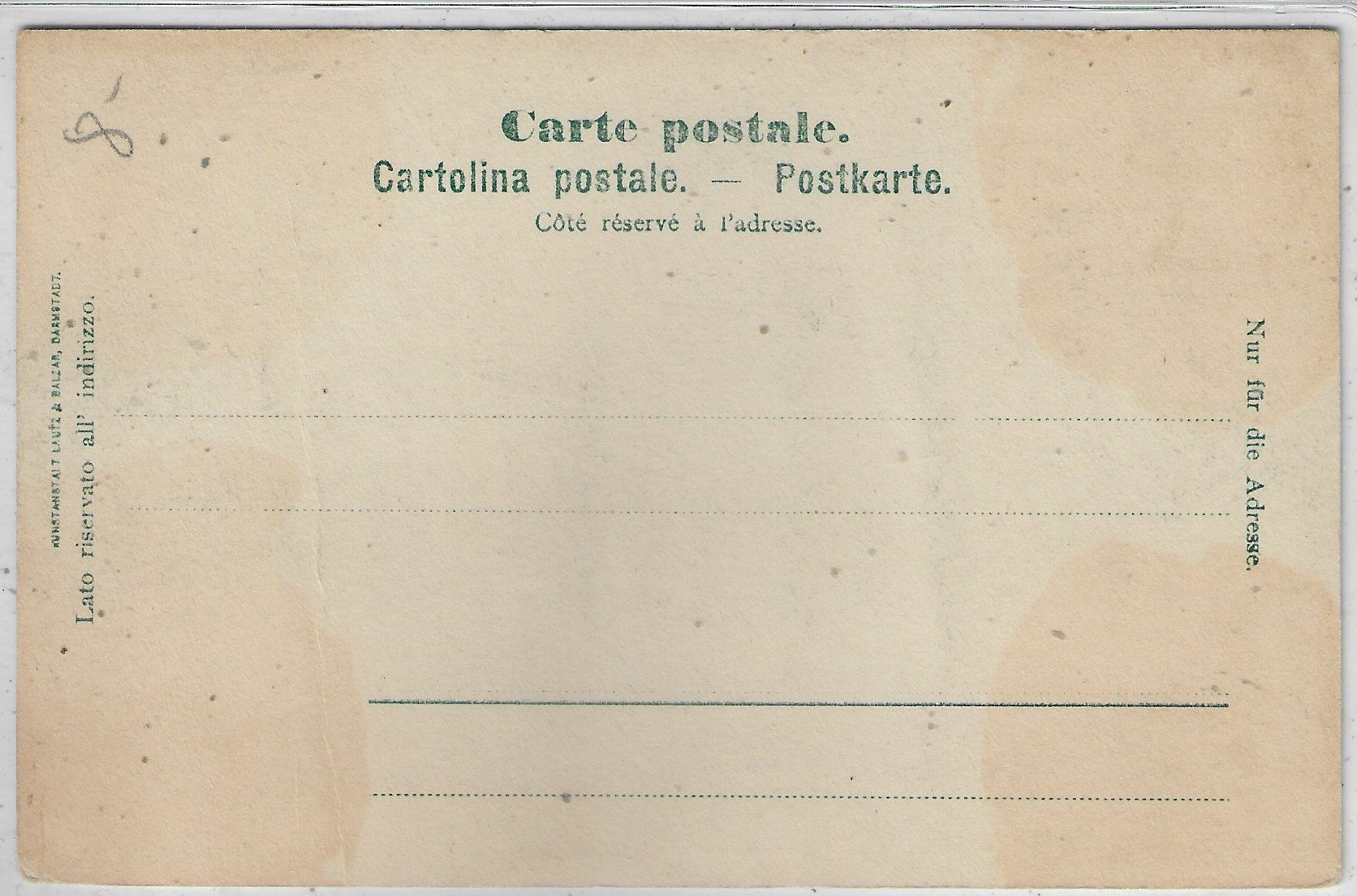 Cartoline postali: Lausanne - Le Chateau – Difettoso da Ettingen venduto da Kartenplanet 1