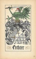 Wappen Fechter Basel Wappenbuch Carl Roschet Heraldik