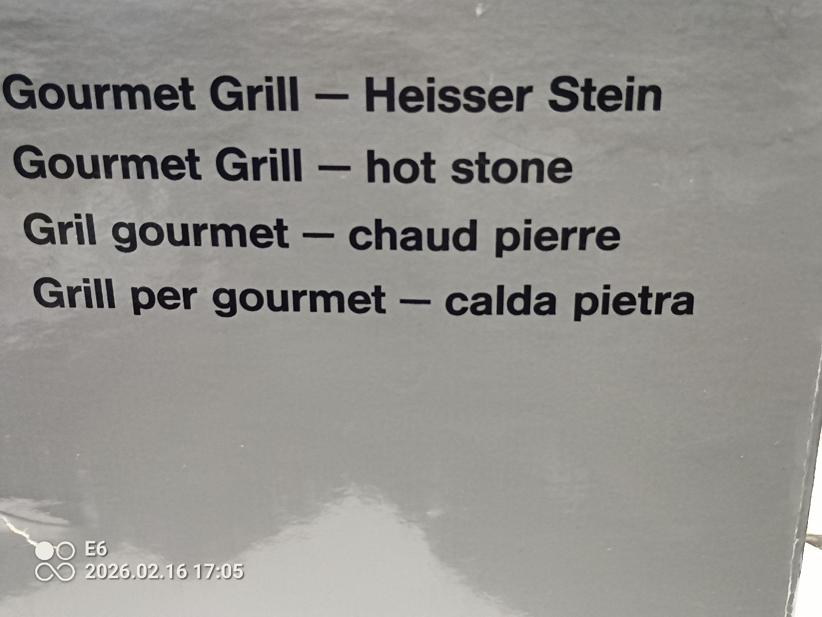 Griglie: Gourmet Grill Heisser Stein – Nuovo e nell'imballaggio originale da Zürich venduto da Mitzi6 7