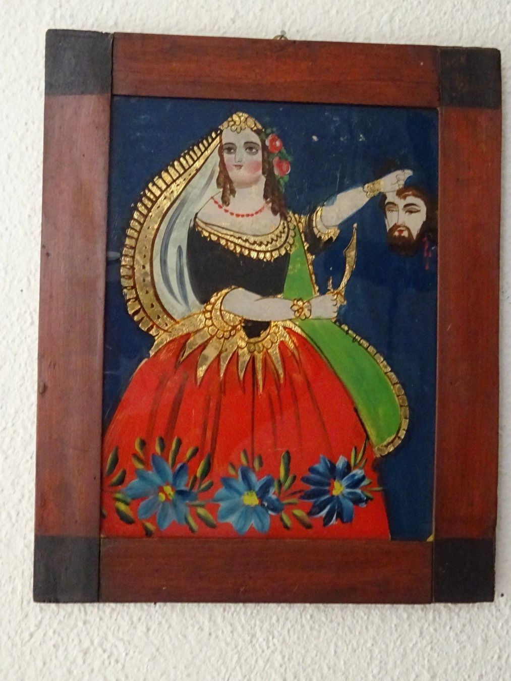 Dipinti: Heilige Judith / Ikone Hinterglasbild – Usato da Esslingen venduto da eintagammeer