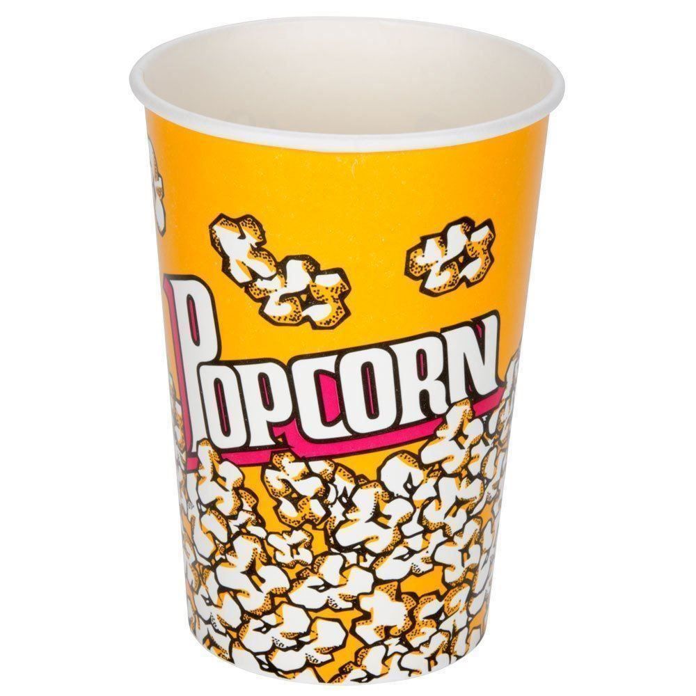 Cibi & Specialità: POPCORN BECHERE BOX 1360ML 46OZ 500Stück – Nuovo e nell'imballaggio originale da Tesserete venduto da Happyair-Schweiz 1