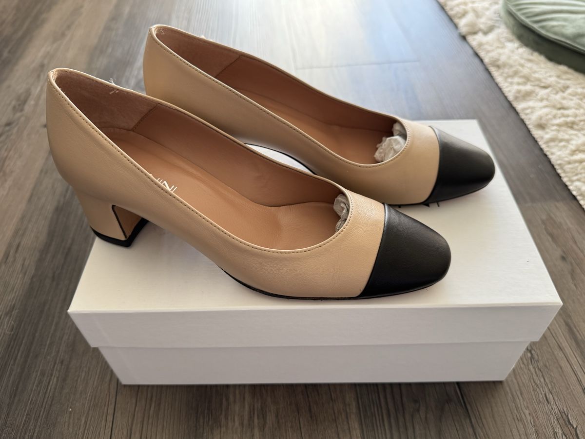 Baldinini Damenschuhe: Baldinini Slingbacks beige & black – Gebraucht aus Zürich von bib_y275 2