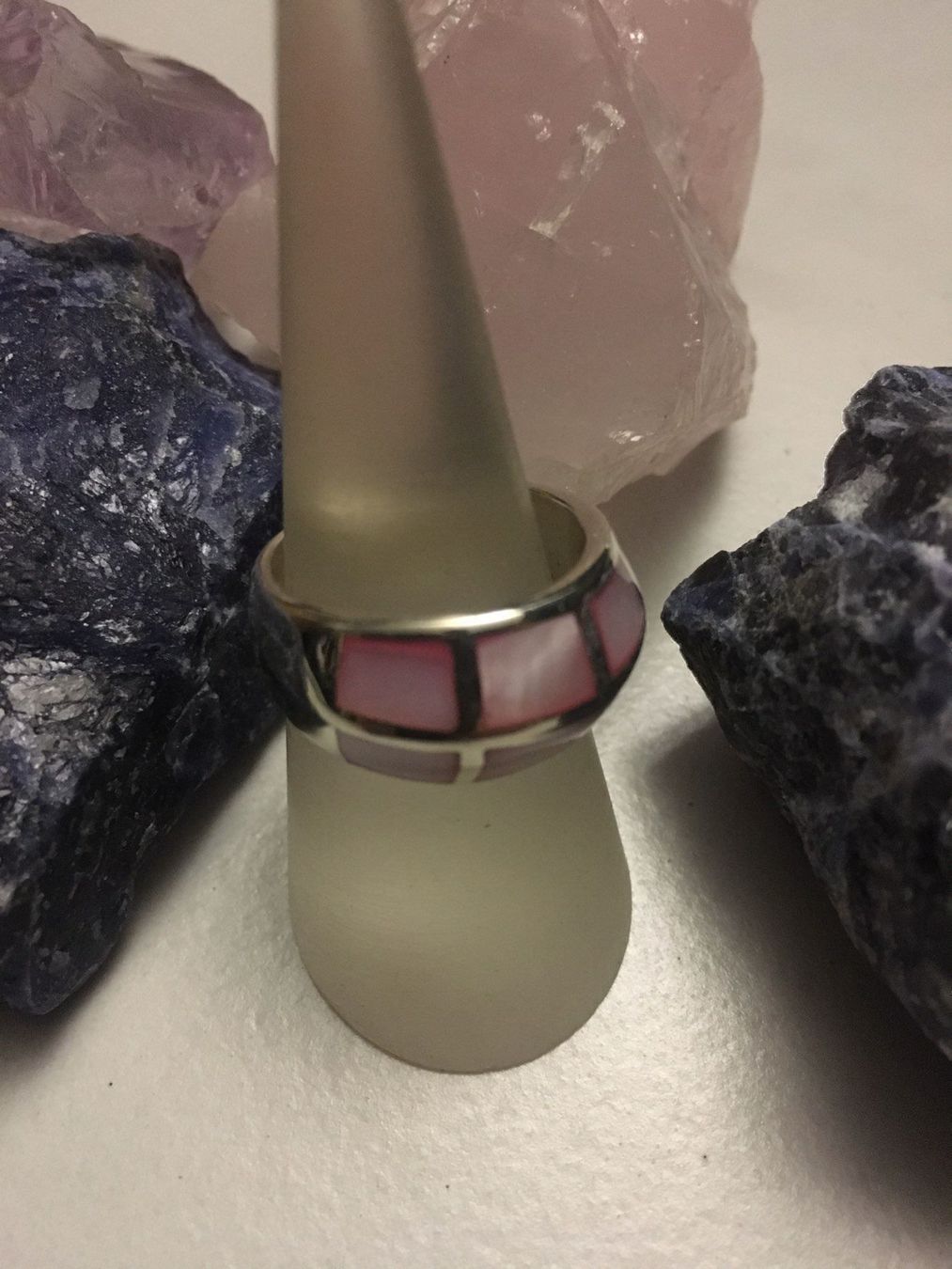Anelli: Silberring 925 er Sterling mit Perlmut – Nuovo (secondo la descrizione) da Fislisbach venduto da Eye-Arts