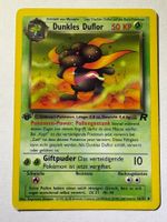 🔬✅ Pokémon Dunkles Duflor 36/82 1st Team Rocket DE PL