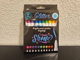 Neu - Glitter Acrylstifte
