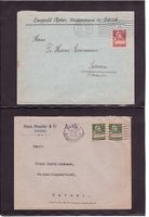 1923 2 Tellbriefe nach Sarnen