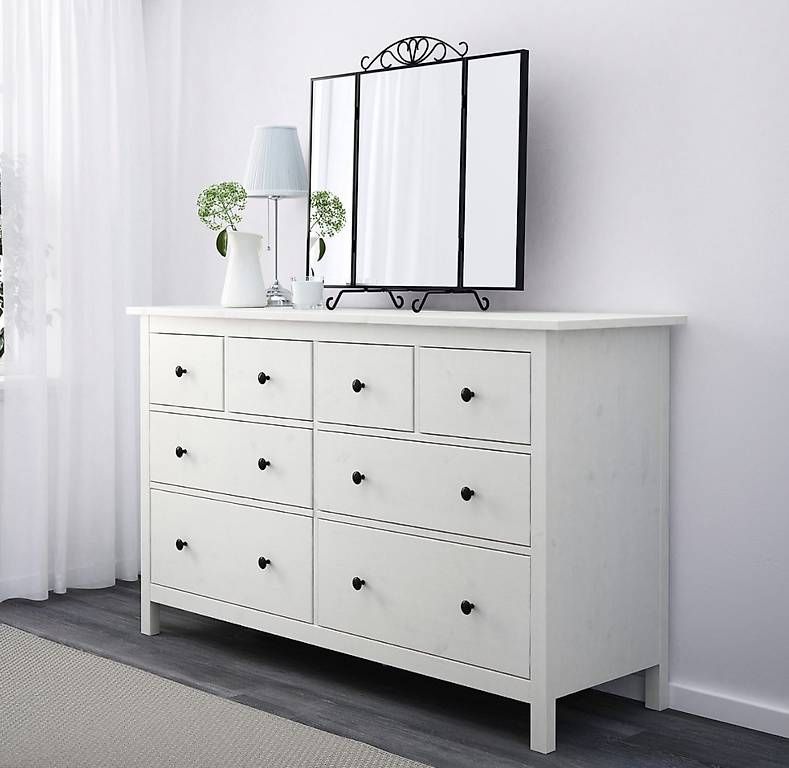 Cassettiere: IKEA HEMNES Kommode mit 8 Schubladen  Weiss  CHF 115. – Usato da Zürich venduto da Hackiko