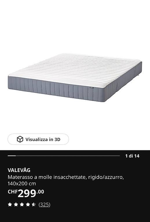 Ikea Letti: Bett MALM 140x200cm – Usato da Wettingen venduto da giulia89 3