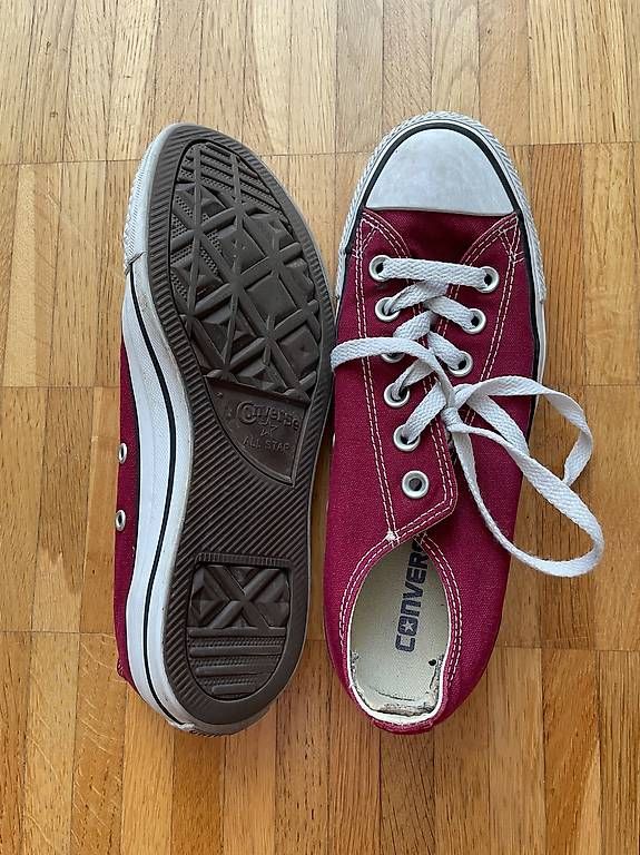 Converse Scarpe da uomo: Rote Converse AllStar Sneakers Chucks, Gr. 38 – Usato da Jona venduto da Tr3s 1
