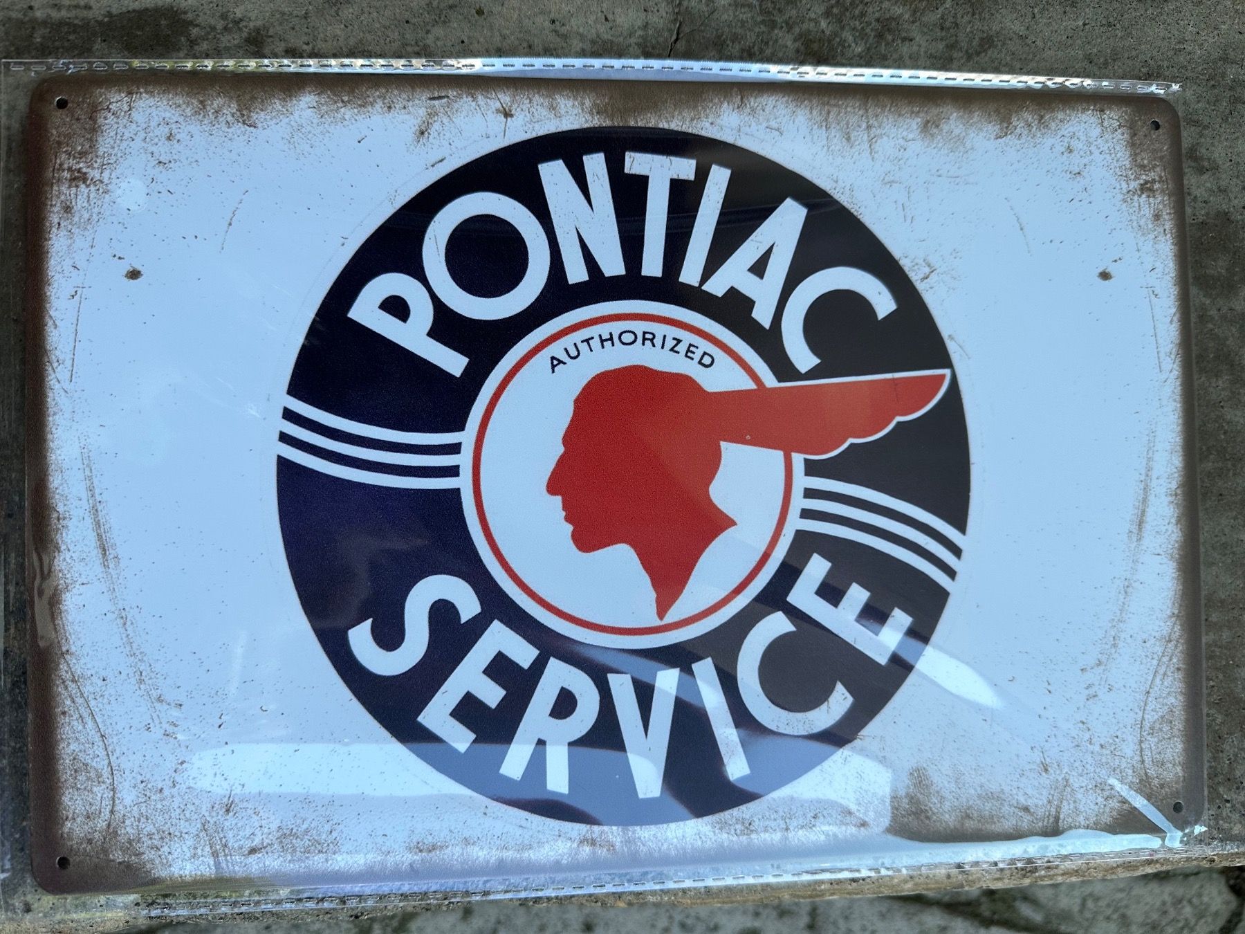 Insegne: Pontiac service oldtimer classic – Nuovo (secondo la descrizione) da Reinach AG venduto da rares75