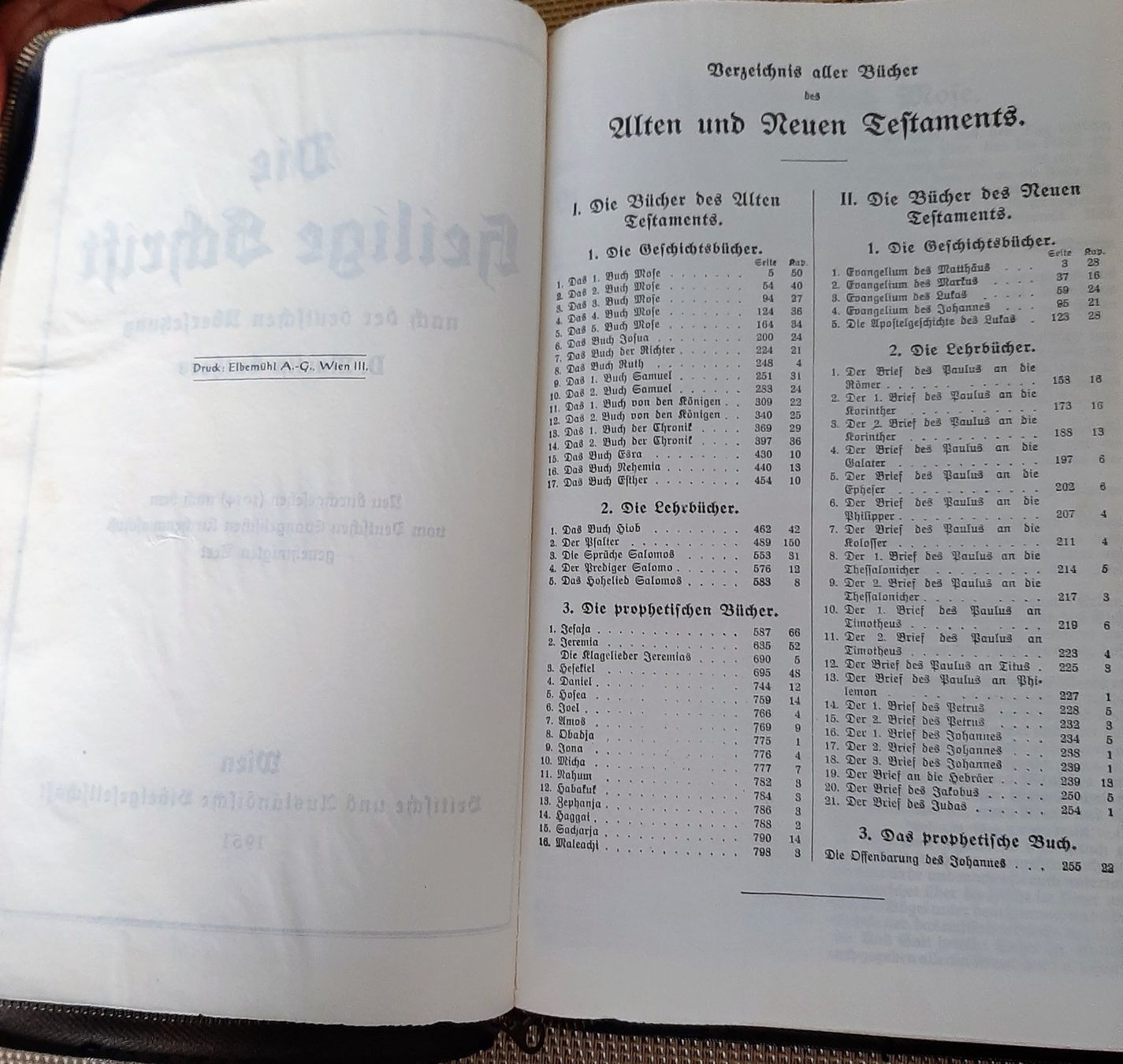 Libri: Bibel Wien 1951 – Usato da Zürich venduto da Zurich 2