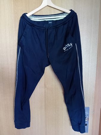 ORIGINAL HUGO BOSS HERREN TRAINER HOSE JOGGING SPORT PANT L