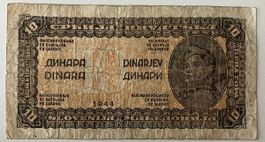 Jugoslawien 10 Dinara 1944