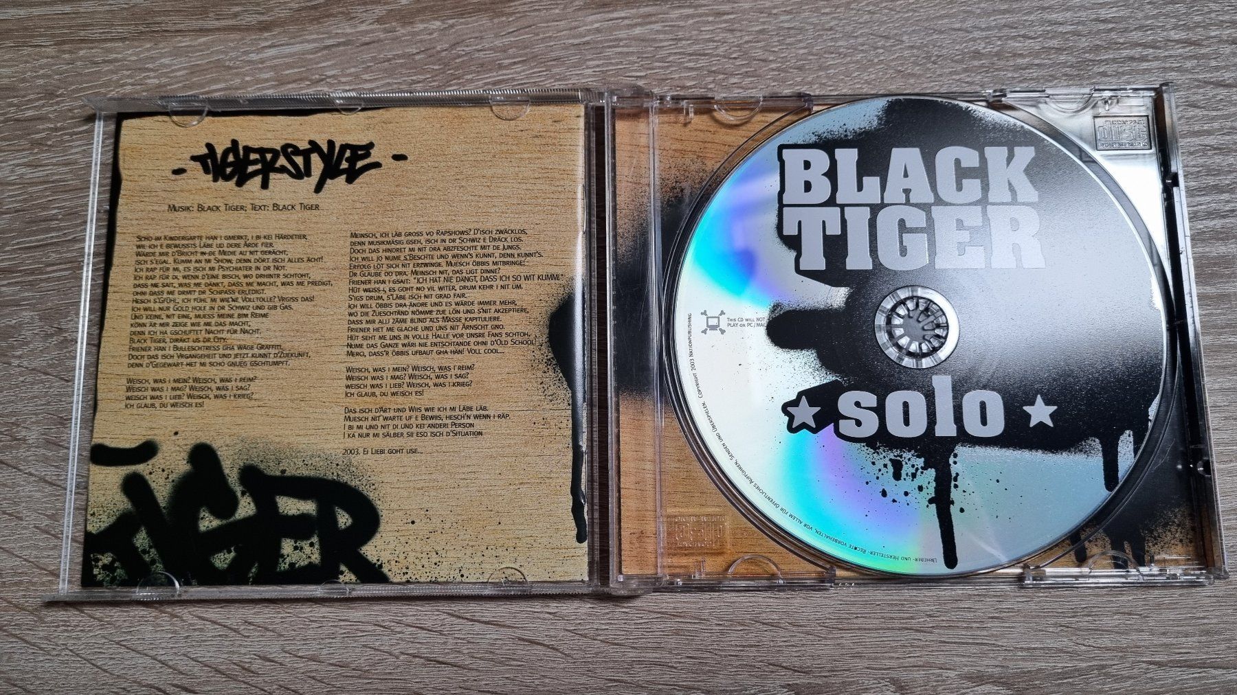 CD: Black Tiger - Solo – Usato da Hagenbuch ZH venduto da lecterr55 1