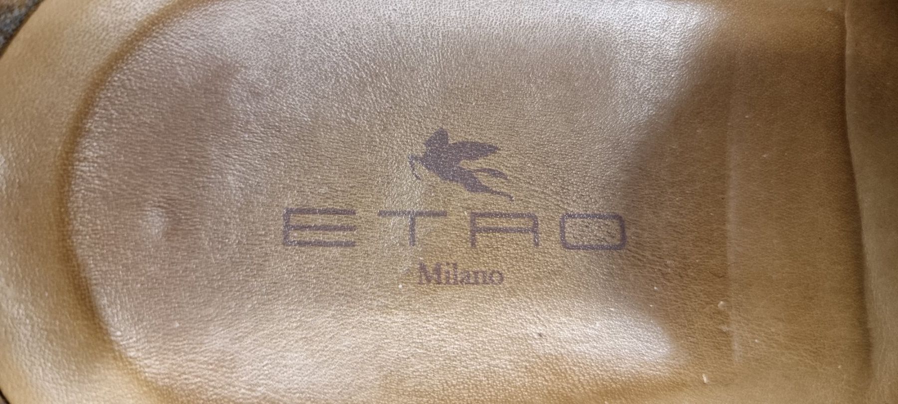 Etro Scarpe da uomo: ETRO Gr.45 Budapester Tweed Braun/Blau – Usato da Walchwil venduto da POLAR 4