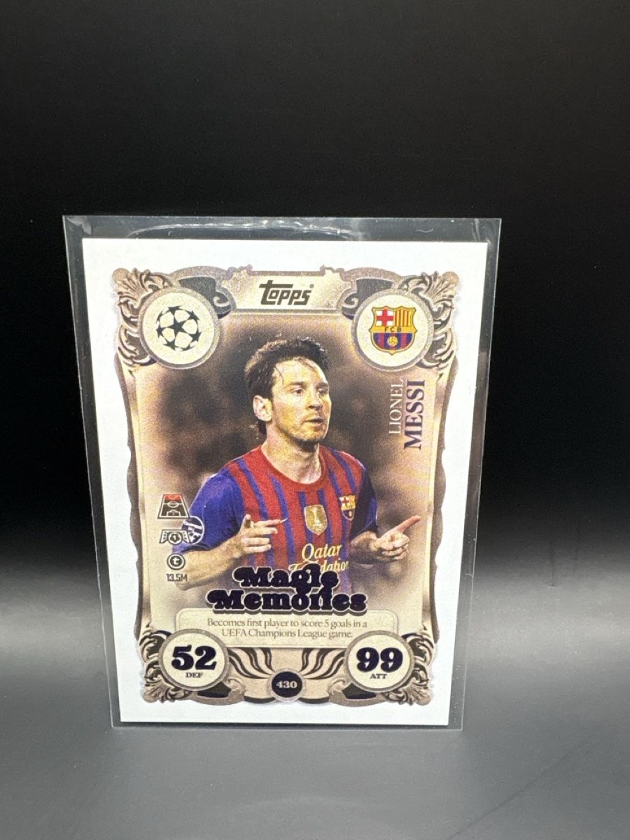 Topps Carte collezionabili: Lionel Messi - Magic Memories - Topps – Nuovo (secondo la descrizione) da Oberbuchsiten venduto da Bananefrappe93