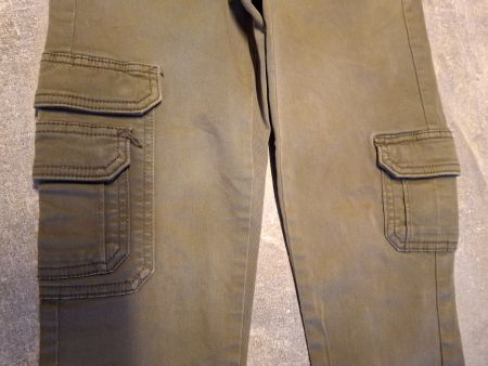 Pantalon vert olive Skinny taille 34 marque C&A 98% coton