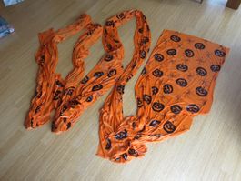 Halloween Stoff orange