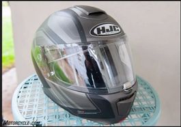 HJC Helm Grösse S (55-56) schwarz/grau