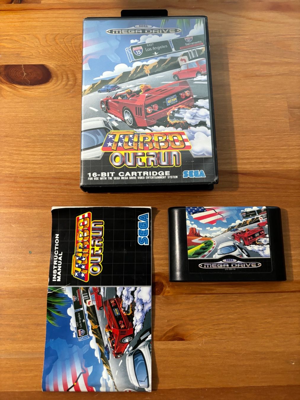 Sega Spiele: Turbo Outrun [Mega Drive] - komplett – Gebraucht aus Killwangen von  3