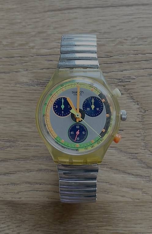 Swatch Uhren: 2 x Swatch Chrono anni 90 – Gebraucht aus Davesco-Soragno von mel_cf2h 1