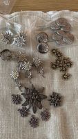 Schmuckset Edelweiss Anhänger, Broschen, Ring, Knöpfe