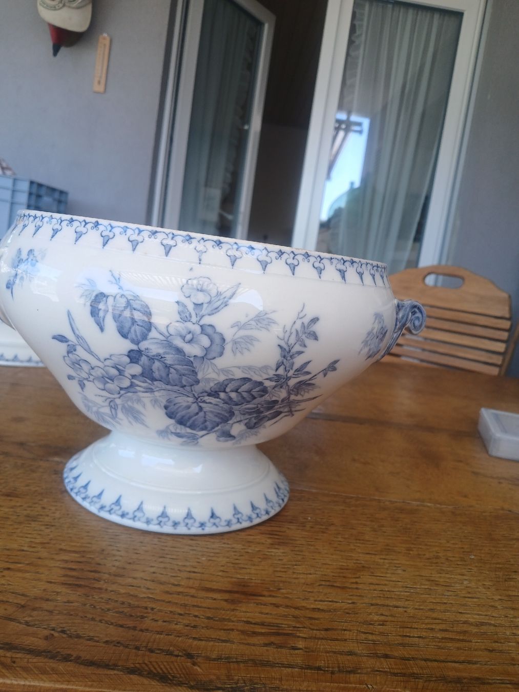 Servierplatten: Soupière 1900..1919 décor floral Sarguemines – Gebraucht aus Corcelles-Payerne von evalyne 5