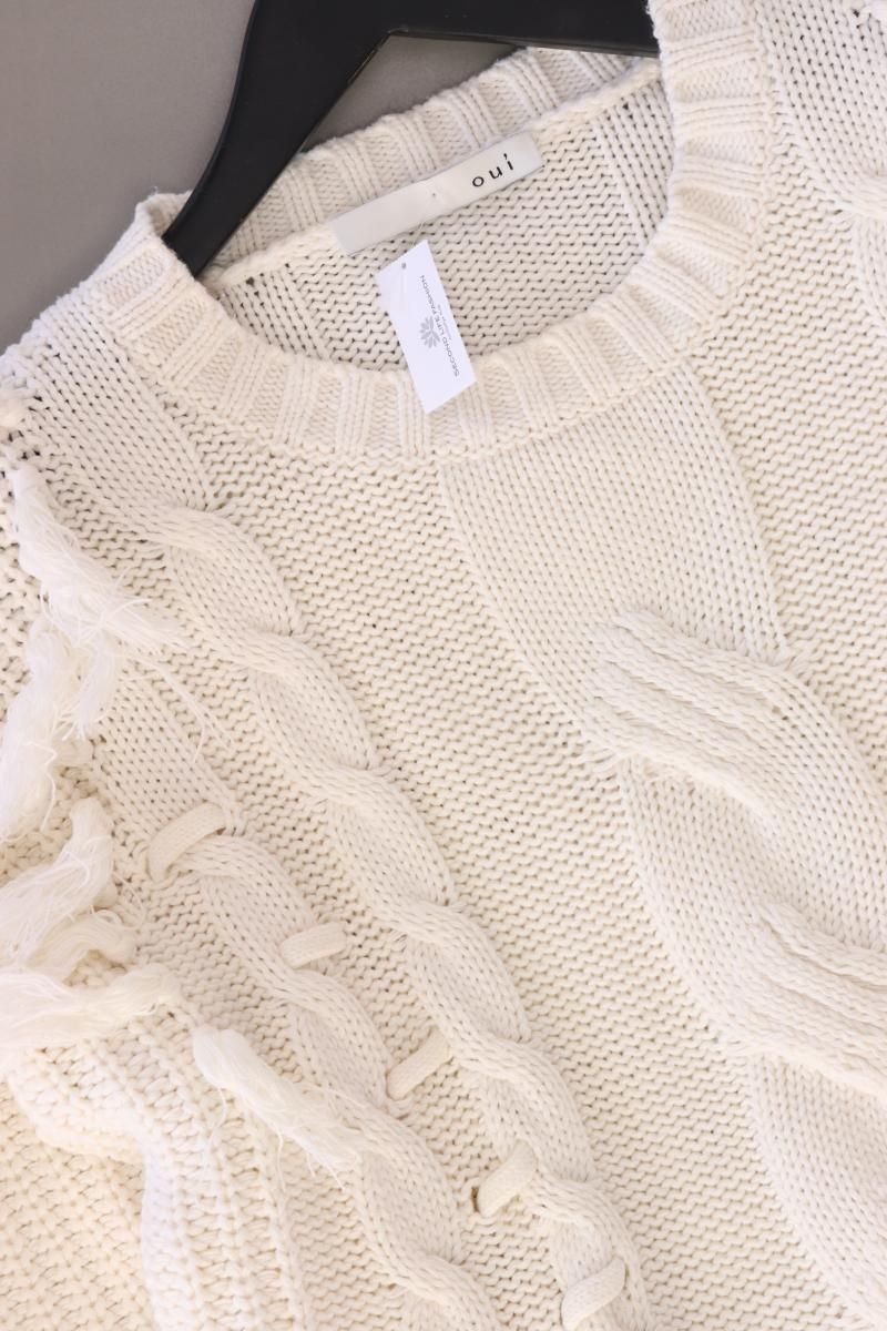 Maglioni & Felpe: Oui Grobstrickpullover Gr. 40 weiß – Usato da Neustadt an der Waldnaab venduto da SecondLifeFashion 3