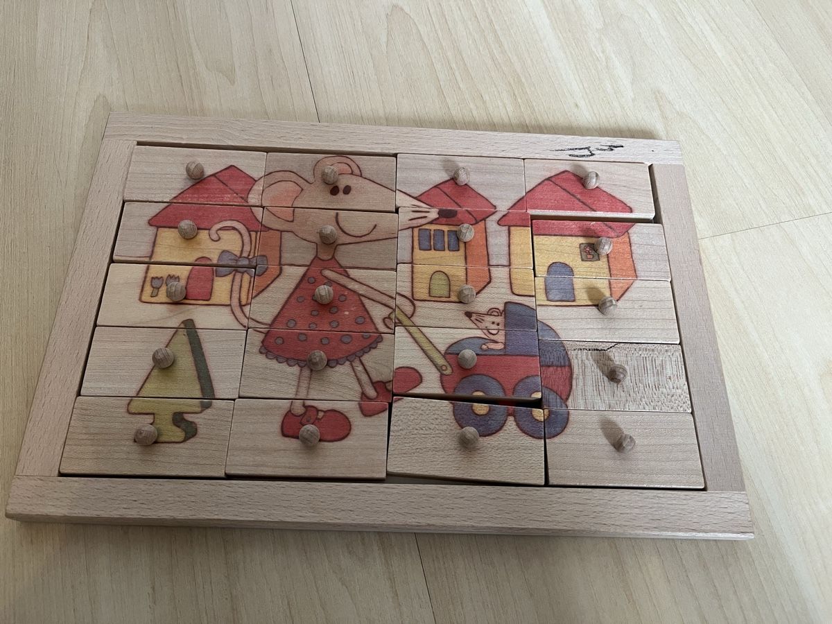 Puzzle: Holz-Bilderpuzzle – Usato da Herznach venduto da Leimsa 1
