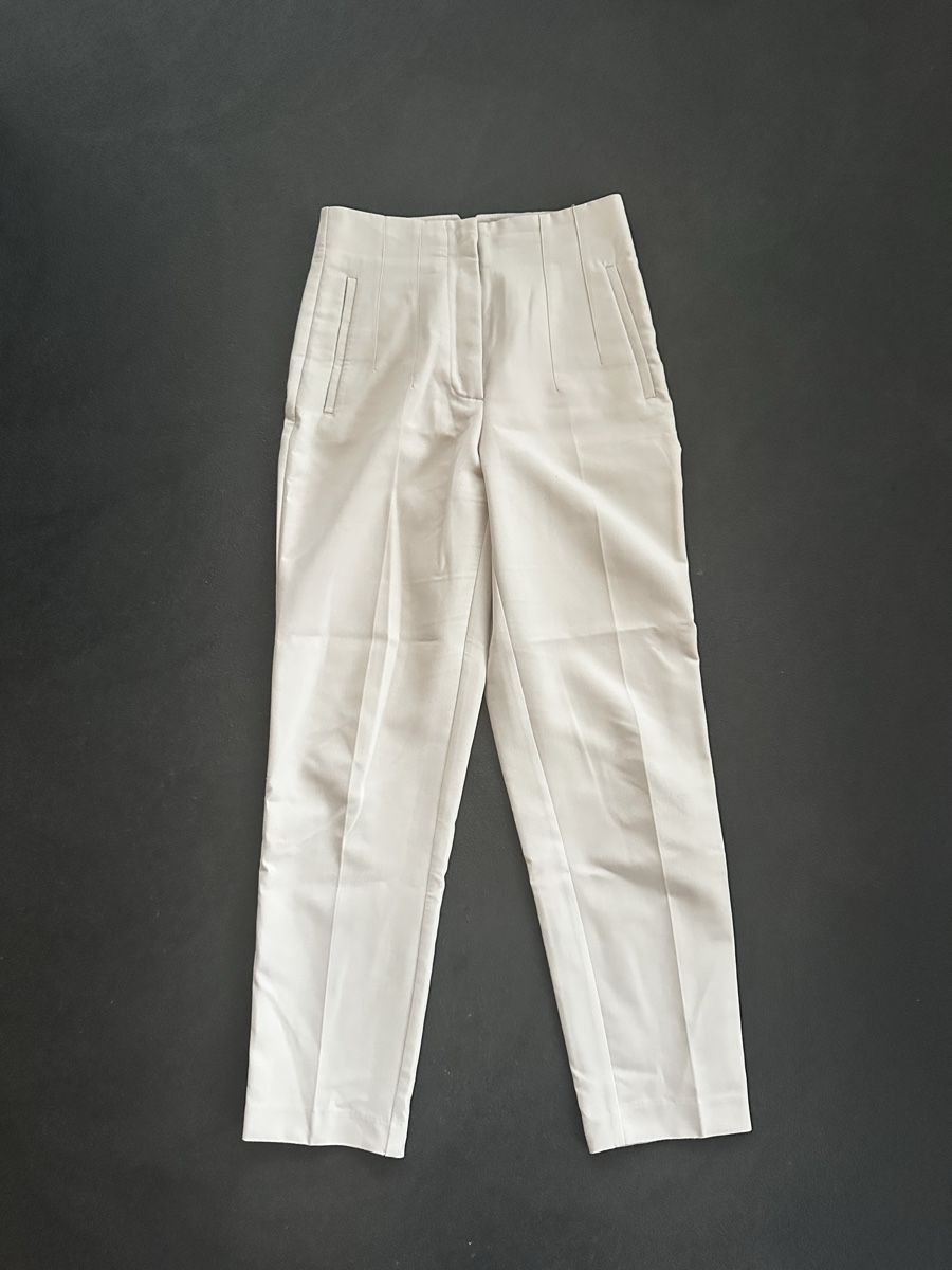 Zara Pantaloni: Stoffhose Damen beige  – Usato da Romanshorn venduto da laa_279h