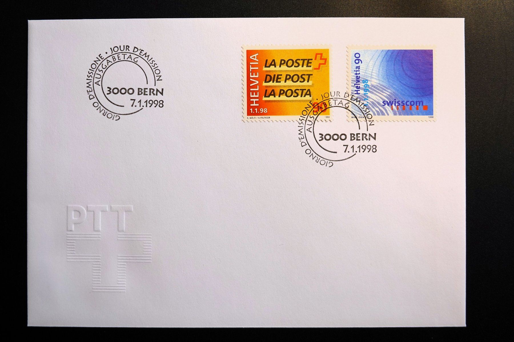 Alle Briefmarken: 1998 FDC Sondermarken DIE POST und Swisscom – Neu (gemäss Beschreibung) aus Mettmenstetten von Sutasso