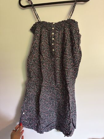 Sommerlicher Blumen-Jumpsuit in Gr. 34