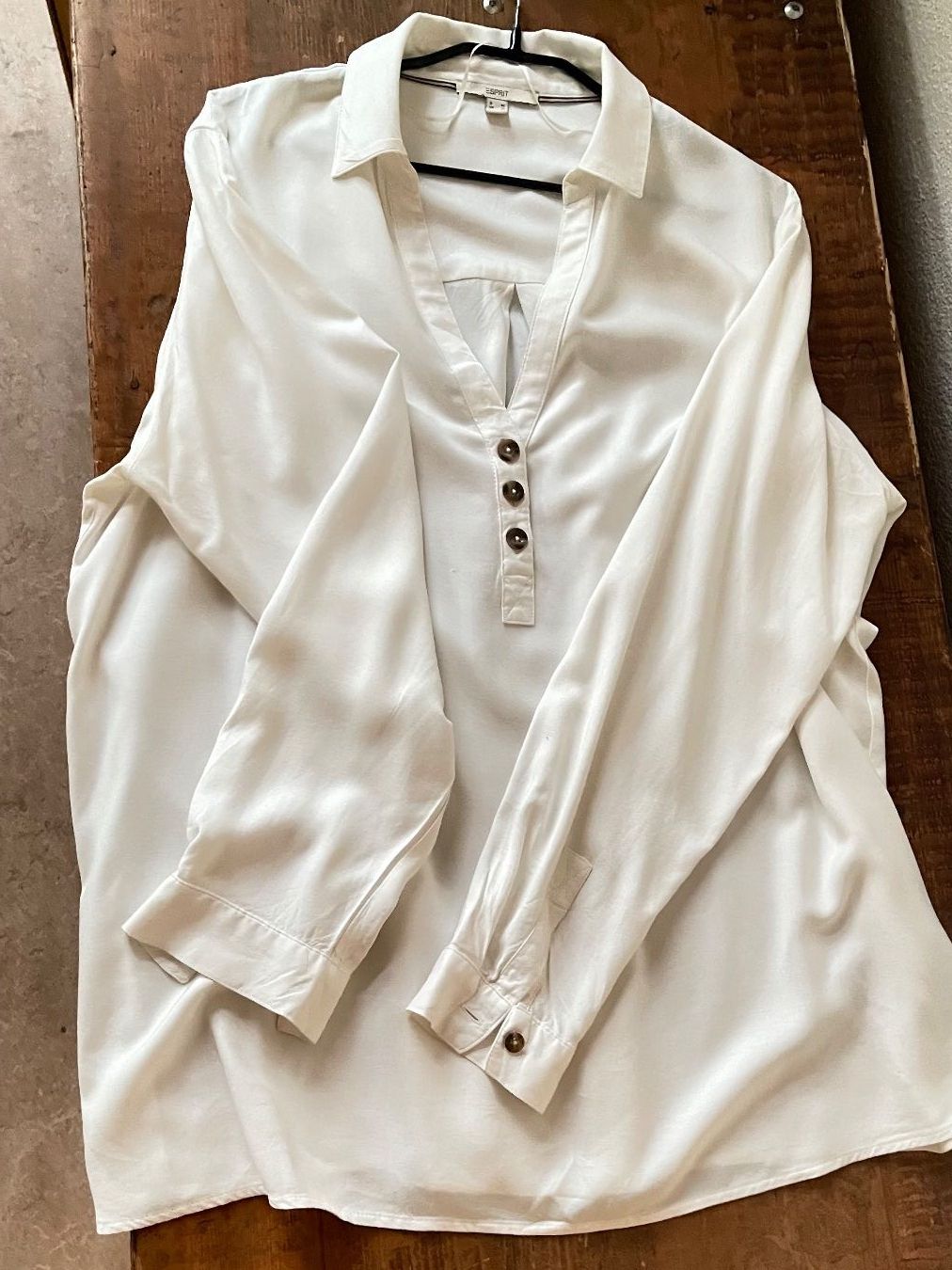 Esprit Camicette: ESPRIT L XL /NP65CHF Viscose Bluse Weiss – Nuovo (secondo la descrizione) da Kölliken venduto da Prscoo 3