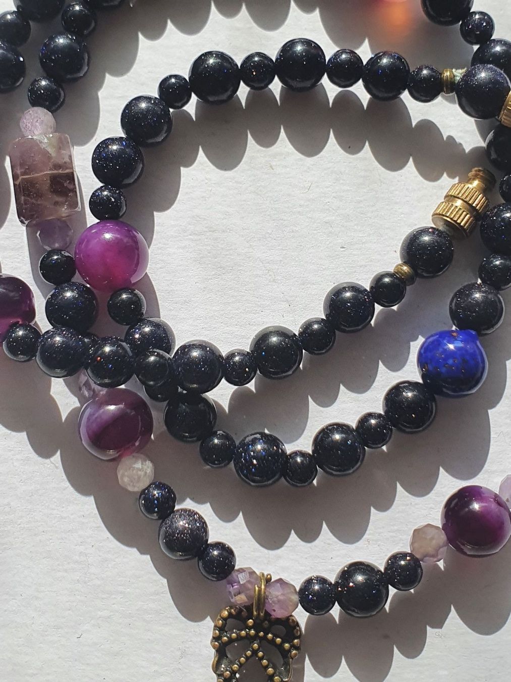 Catenine: Sandstone, Amethyst und Agate – Nuovo (secondo la descrizione) da Benglen venduto da Meercat3 1
