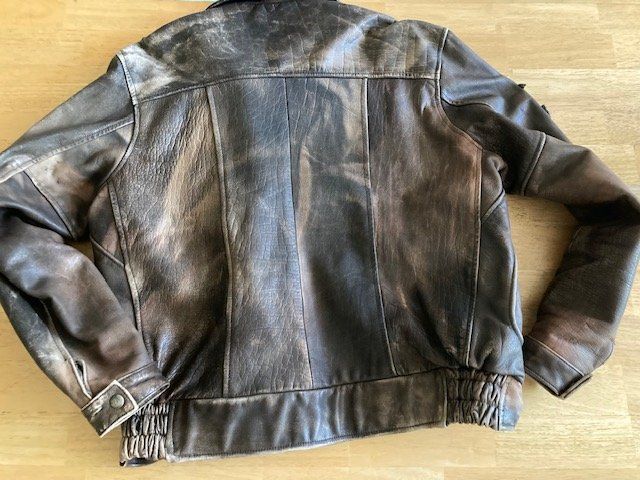 Giacche: Vintage Bomber Lederjacke Grösse XL – Usato da Affoltern am Albis venduto da rollotomasi 5