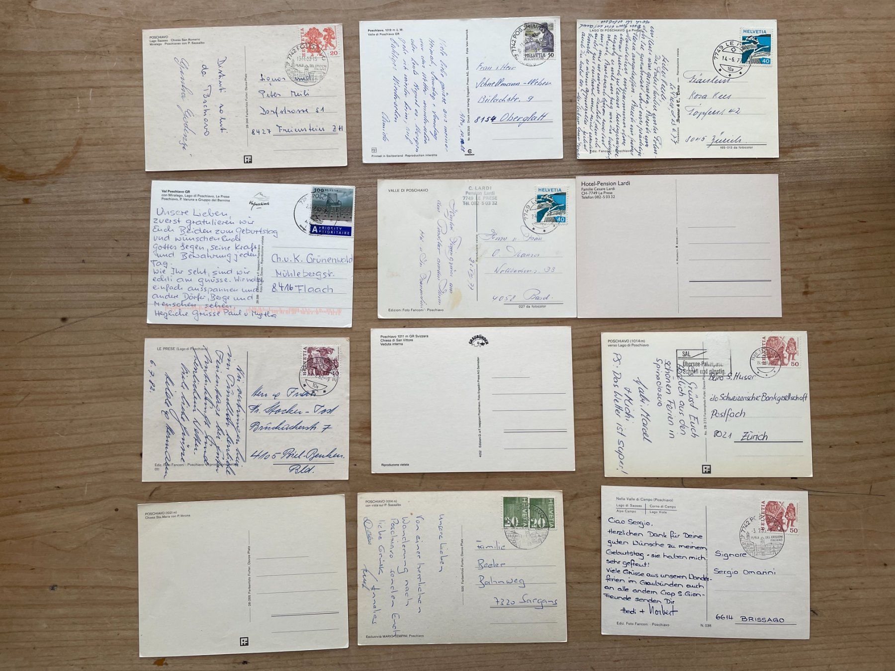 Cartes postales: AK GR 12 Ansichtskarten Poschiavo / Puschlav – D'occasion à Thal par Danny82 1