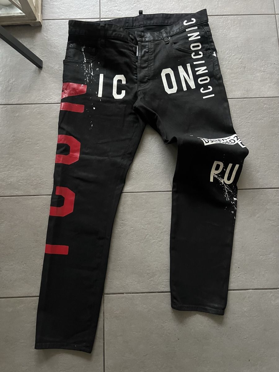 Dsquared2 Jeans: Dsquared2 Leatherett jeans uomo 52 – Usato da Mendrisio venduto da fly_9wzx 2