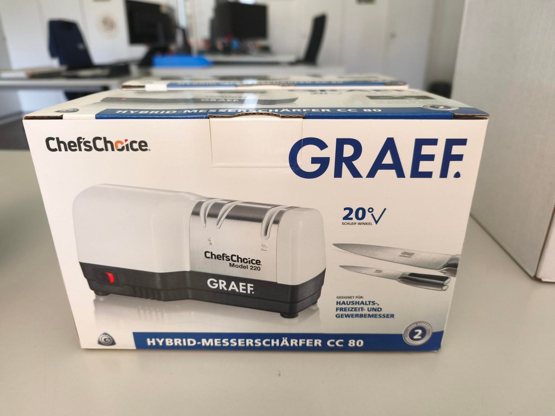 Graef Elettrodomestici da cucina: Messerschärfer Graef/ChefsChoice CC 80 – Nuovo e nell'imballaggio originale da Erlinsbach SO venduto da Rigaflex