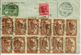 Paketbegleitkarte deutsches Reich