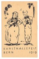 Karte Kunsthalle Fest Bern 1919