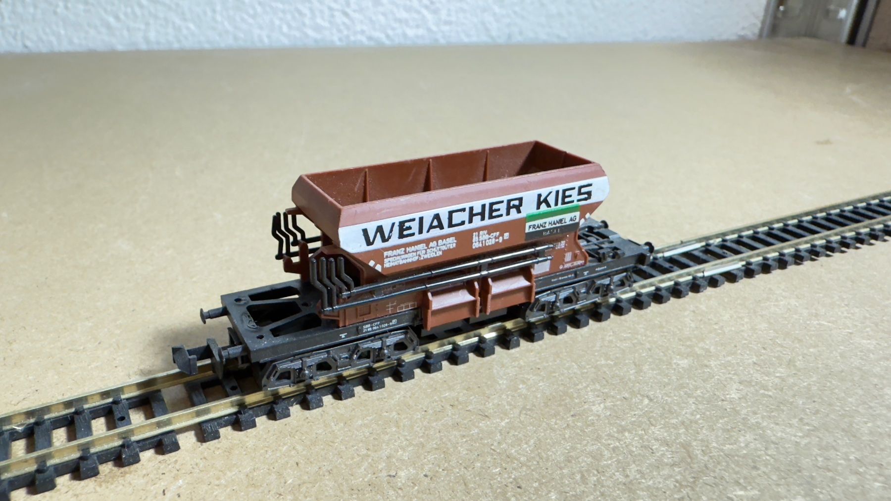 Trix Modellini di ferrovie: Trix Weiacher Kies Spur N mit OVP – Usato da Windlach venduto da Kelebra 3
