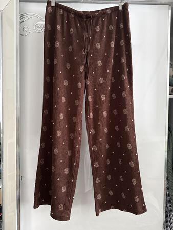 Gecrinkelte Schlupfhose Gr.L Bohostil