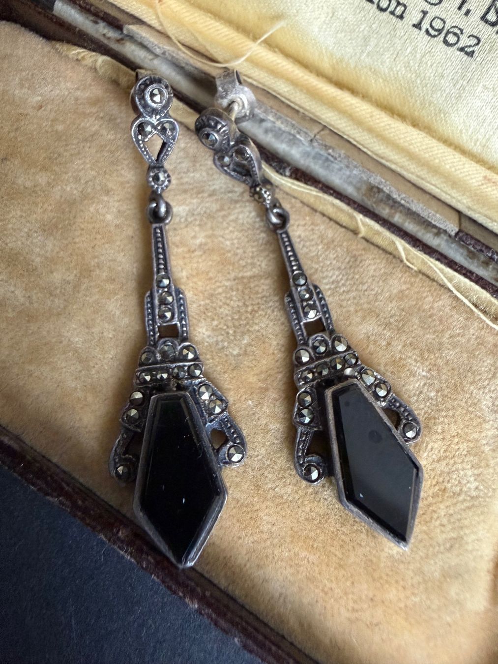 Orecchini pendenti & Orecchini a lobo: Antike Art Deco Silber Ohrstecker 925 – Usato da Spiegel b. Bern venduto da Rogger72 2