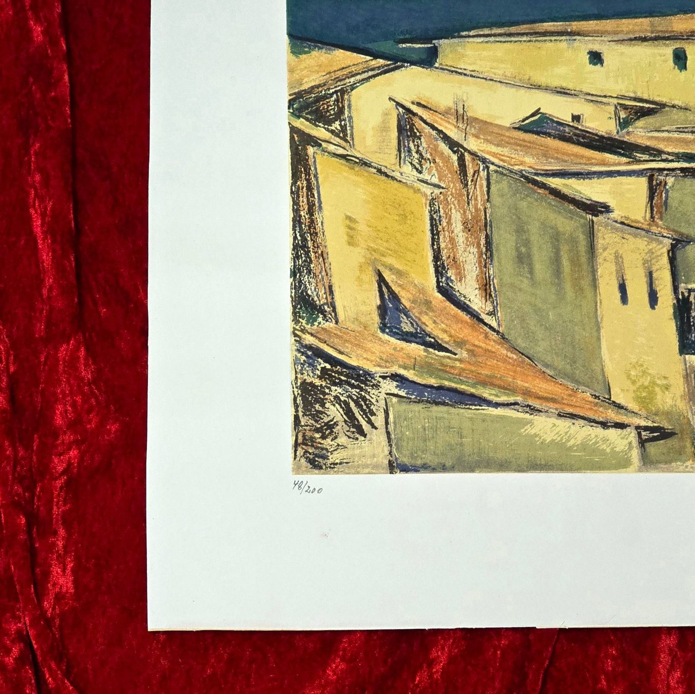 Grafiken & Lithographien: Original-Lithografie - Architekturkomposition - handsigniert – Gebraucht aus Reinach BL von Pendling 4