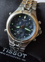 TISSOT Chronograph Titanium Saphire Elegante Herrenuhr 43mm