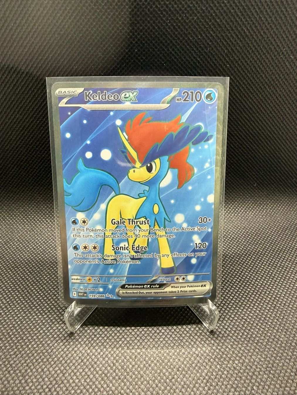 Pokémon Carte collezionabili: Pokemon White Flare Keldeo ex SR 159/086 – Usato da Horn venduto da Chilldone
